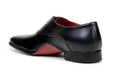 Belvedere Nero Black Genuine Crocodile Dress Shoe