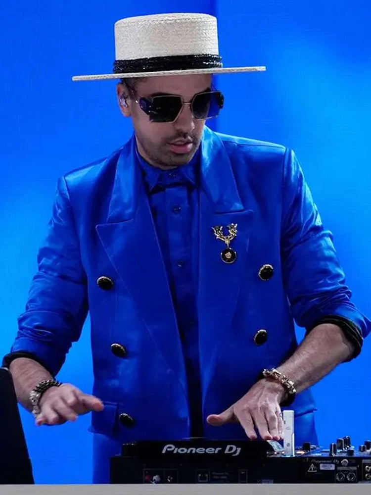 DJ Cassidy DNC Roll Call 2024 Blue Suit