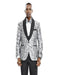 Monochrome Rose 3pc Tuxedo w/ Double Breasted Vest by Tazio - Men's Tuxedo USA