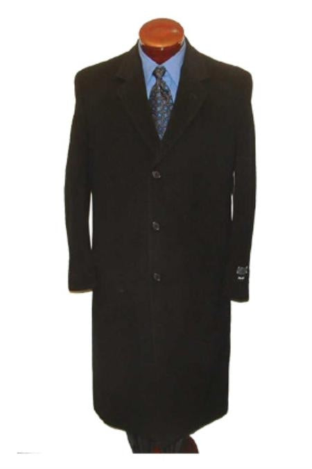 Mens Overcoat Mens Rust  3 Button  Dress Coat now on Sale