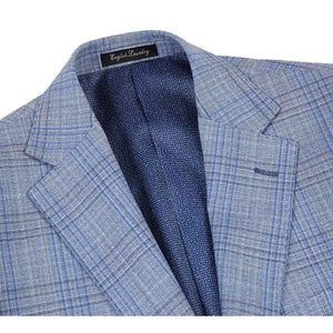 (42R) English Laundry Collection - Slim Fit 2 Piece Light Gray Wool Blend Suit