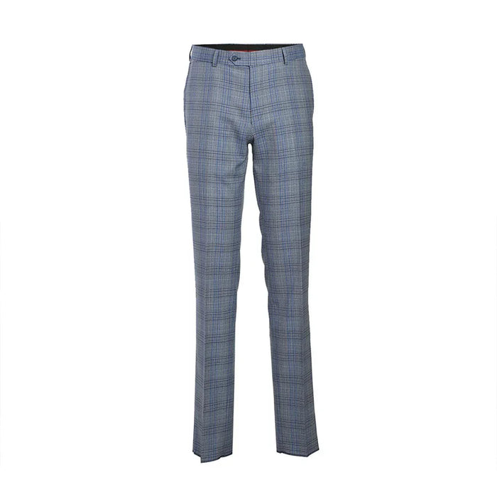 (42R) English Laundry Collection - Slim Fit 2 Piece Light Gray Wool Blend Suit