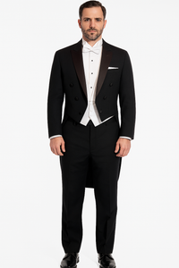 "Edward" Black Tailcoat Jacket (Separates)