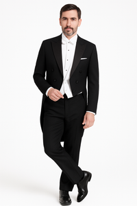 "Edward" Black Tailcoat Jacket (Separates)