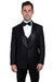 "Elevate Your Special Day: Stacy Adams Men's Black Tuxedo for Weddings and Proms"