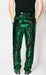 Mens Sequin Pants - Emerald Green Dress Party Pants