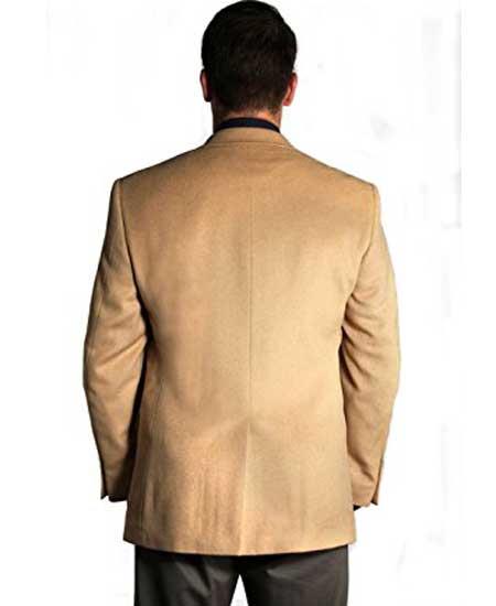 Men's 2 Button Camel's Hair Vent Sport Coat Sport Coat Online Discount Fashion Sale