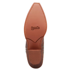 Laredo Filly Tobacco Leather Snip Toe Women Boots