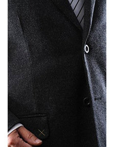 Moda Men's High Fashion Two Buttons Cheap Priced Designer Fashion Dress Casual Blazer On Sale Wool Cashmere Charcoal Sportcoat Blazer