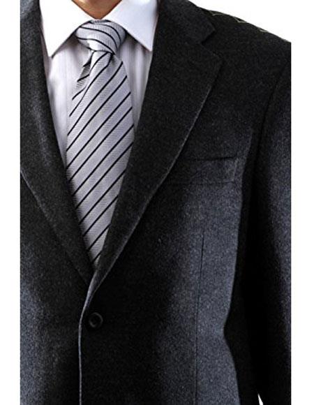 Moda Men's High Fashion Two Buttons Cheap Priced Designer Fashion Dress Casual Blazer On Sale Wool Cashmere Charcoal Sportcoat Blazer