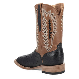 BRANNAN FULL QUILL OSTRICH BOOT