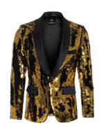 Gold Single Breasted Blazer