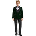 5pc Green Boys Velvet Tuxedo Includes Bowtie by Tazio - Men's Tuxedo USA
