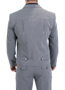 Men's Grey Western Suit Set