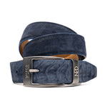 Marco Di Milano Hugo Belt Navy Leather Loafer