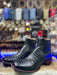 Los Altos Crocodile Belly Exotic Ankle Boots Black - Black