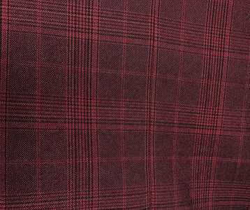 Renaissance Collection - Regular Fit 3 Piece Suit Burgundy