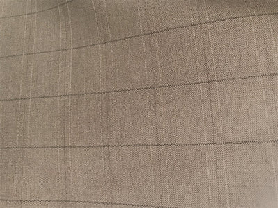 Olympia Collection - Glen Plaid Regular Fit Suit 3 Piece Tan