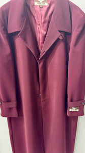 Carmel Zhao Topcoat Burgundy