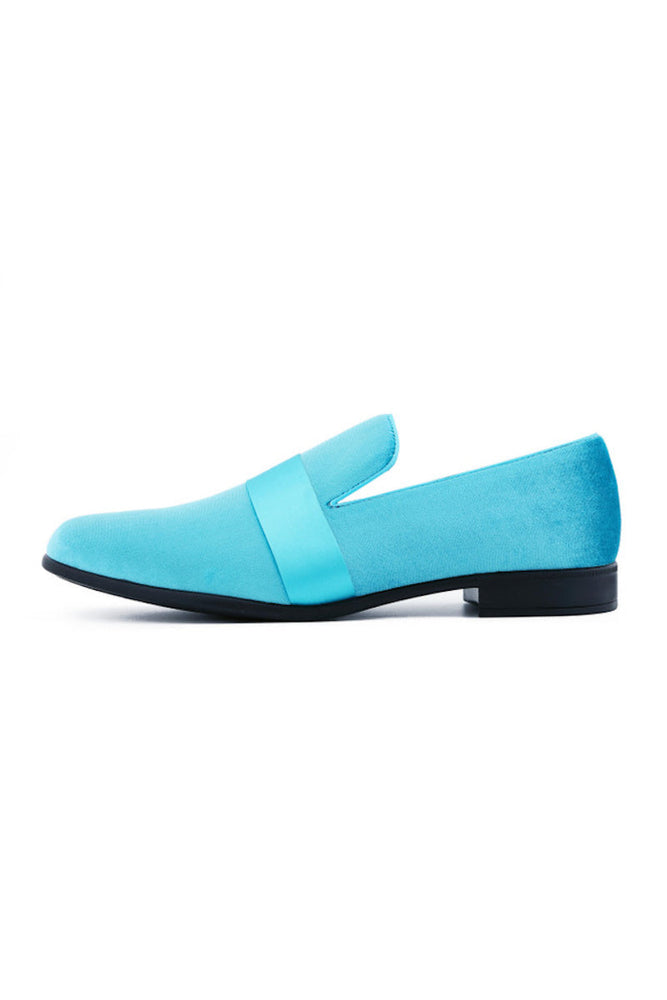 "Knight" Turquoise Tuxedo Shoes