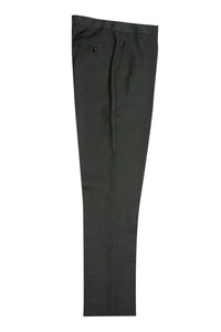Mens Two-Button Sharkskin Suit by Stacy Adams - Olive Green