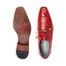 Belvedere Lago - Red Genuine Crocodile Leather Loafers