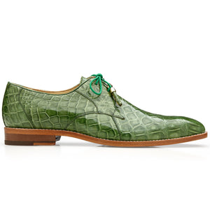 Belvedere Lago Pistachio Alligator Leather Loafer