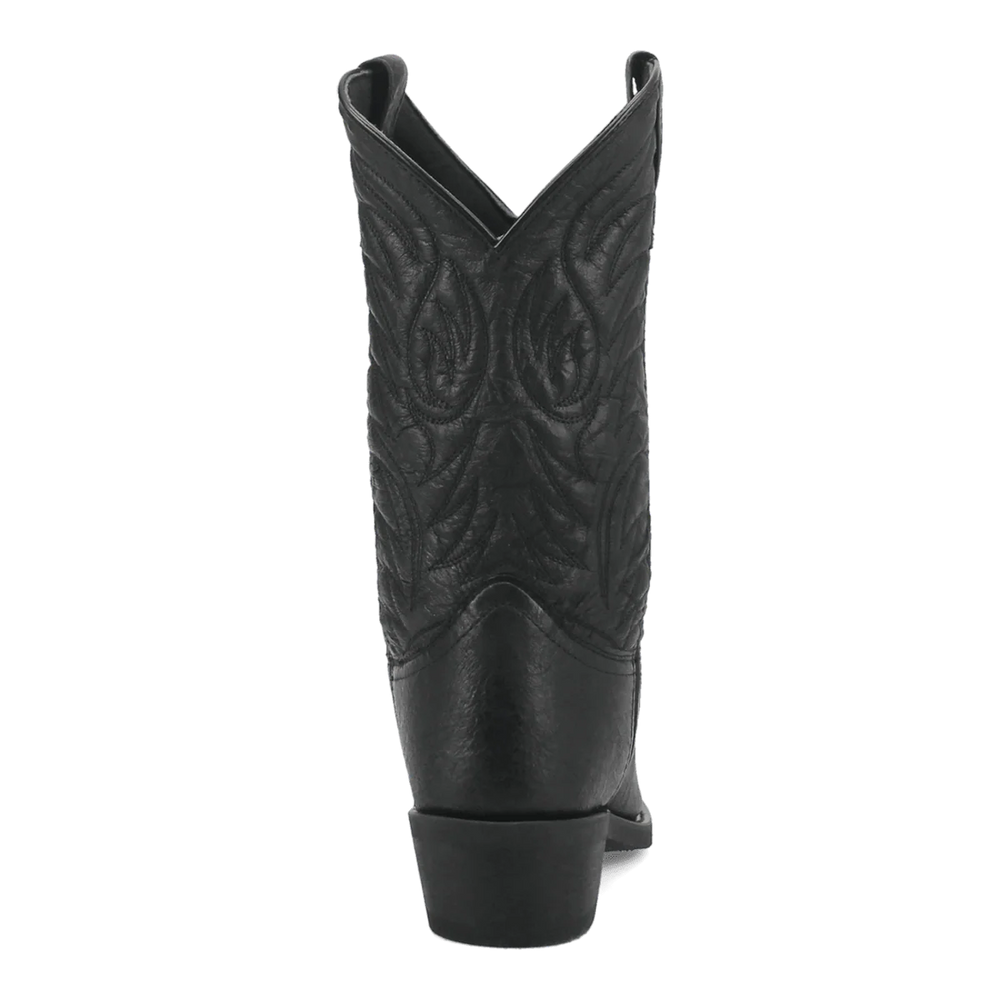 Laredo East Bound Black Pig Skin Leather Boots