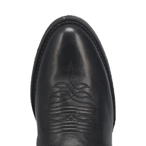 Laredo Maddie Black Round Toe Leather Women Boots