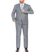 Light Grey Suit - Silver Gray Suit For Wedding - Mens Two Button Slim Fit Light Grey Pocket Suit - Men's Tuxedo USA