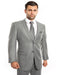 Light Grey Suit - Silver Gray Suit For Wedding - Men's Slim Fit Textured Shiny Sharkskin Light Grey Suit - Men's Tuxedo USA