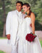 Classic Modern Longer 36 Inch White Zoot Tuxedo For Men