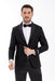 Mens Glitter Sequin Flashy in Color "Black" Tuxedo Dinner Jacket Blazer Sportcoat