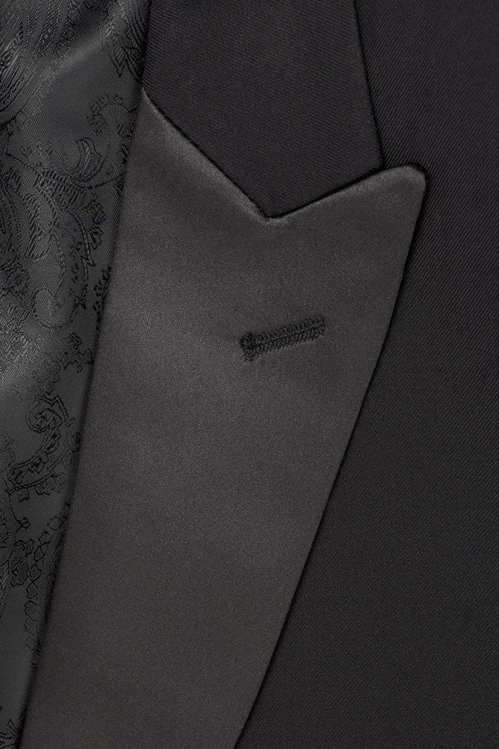 "Vermont" Black Tuxedo Jacket (Separates)