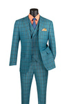 Teal Blue Suit