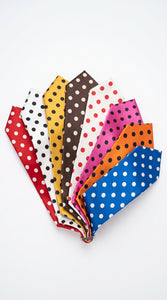 Men’s Polka Dot Tie, Multi-Color Fashion Necktie for Suits Weddings Prom and Formal Events
