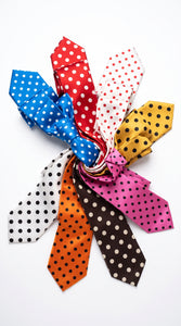 Men’s Polka Dot Tie, Multi-Color Fashion Necktie for Suits Weddings Prom and Formal Events