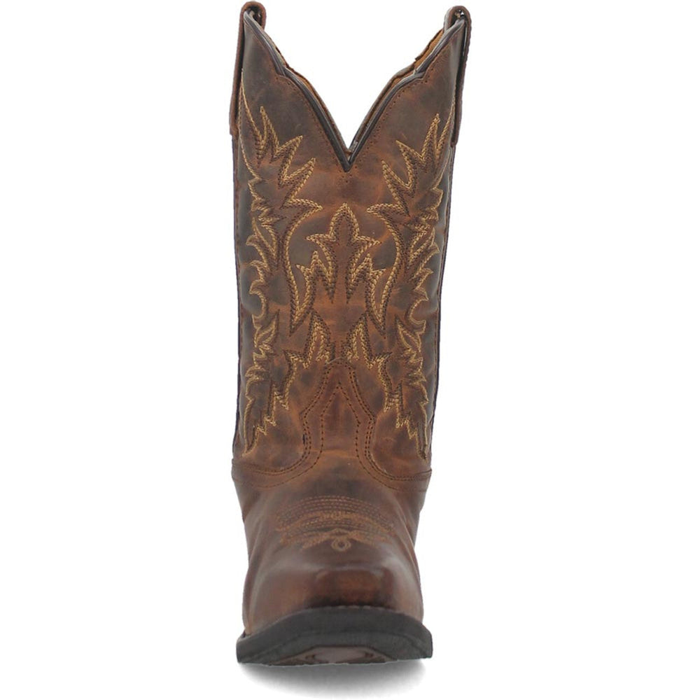 Laredo Malinda Tan Leather Round Toe Women Boots