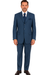Men’s Saphire Steel Blue 3-Button Suit