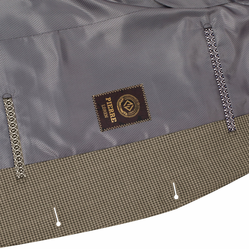 Mens 2 Button Slim Fit Light Brown Blazer