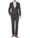 Mens 2 Button Modern Fit Suit Charcoal Grey - Men's Tuxedo USA
