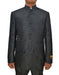 Mens 8 Button Mandarin Collar Tuxedo in Black Paisley - Men's Tuxedo USA
