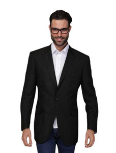 Men's Summer Linen Light Weight Blazer ~ Sport coat ~ Jacket Black
