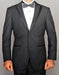 Western Suit - Cowboy Tuxedo With Trim Collar - Slim Fitted Jacket And Pants - Polyblend Black Tuxedo - Men's Tuxedo USA