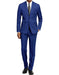 Mens Slim Fit Suit Cobalt Blue - Men's Tuxedo USA