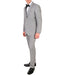 Mens 2 Button Satin Trim Wedding and Prom Tuxedo in Grey - Men's Tuxedo USA