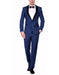 Mens Slim Fit 1 Button Shawl Prom Tuxedo in Royal Blue - Mens Slim Fitted Tuxedo - Men's Tuxedo USA
