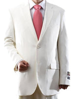 Bolzano Men's Fully Lined 100% Polyester 2 Buttons Dress Suits