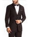 Mens 2 Button Skinny Fit Notch Tuxedo in Black - Men's Tuxedo USA