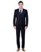 Mens Slim Fit Vested Suit Midnight Blue - Men's Tuxedo USA